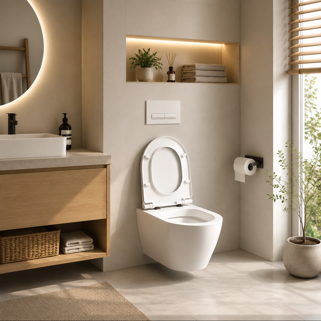 Why Dual Flush Wall Hung Toilets Are Essential for Sustainable Commercial Buildings