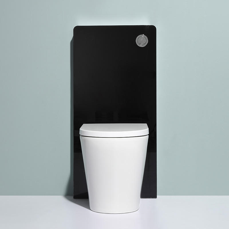 BF2580A Rimless Wall Hung Toilet – Ceramic Washdown Toilet with Soft Close UF Seat