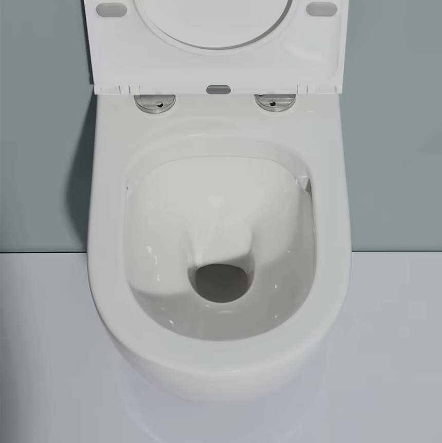 Modern Rimless Wall-Hung Ceramic Toilet - Model 2476