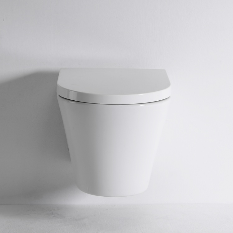 Modern Vortex Wall-Hung Toilet – Rimless Washdown Dual Flush