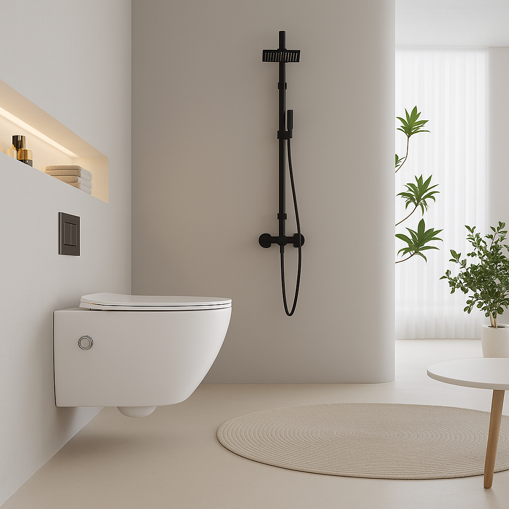 ceramic wall hung toilet