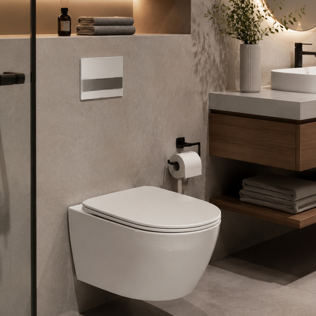 How Dual Flush Technology Improves Water Efficiency in Wall Mounted Toilets for Commercial Projects