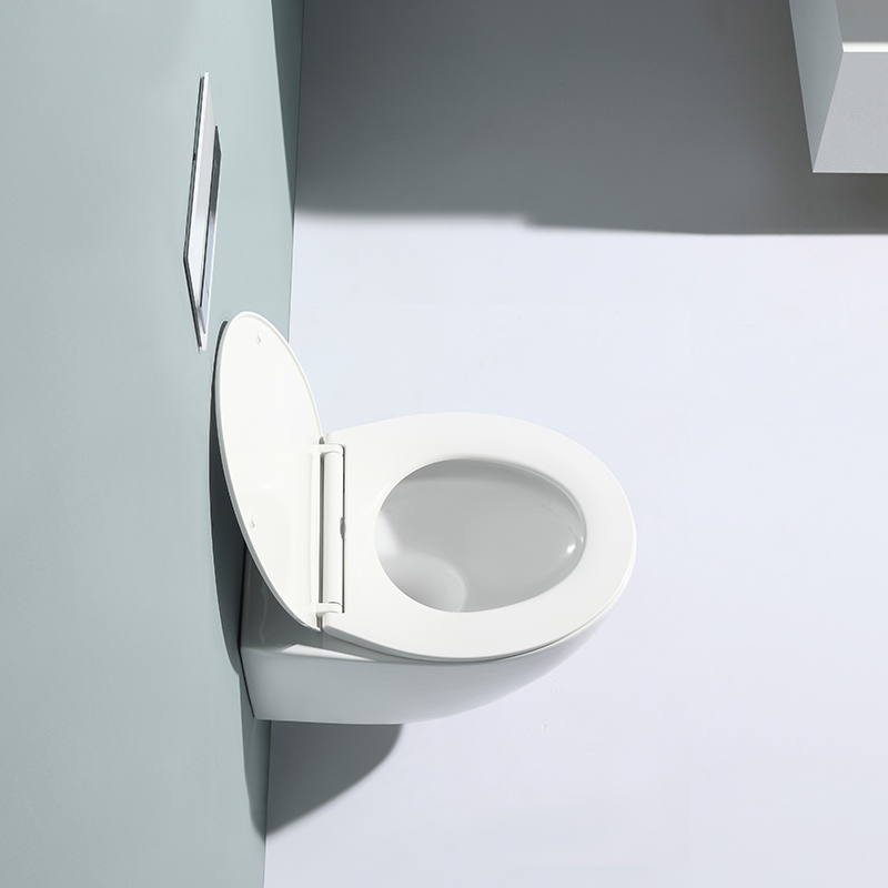 Modern Wall-hung Toilet BF2375 – Rimless Cyclone Flushing