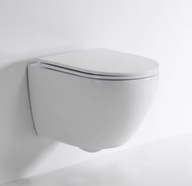BF2418 WC Sospeso Tondo – Design Moderno, Chiusura Ammortizzata, Risparmio Idrico
