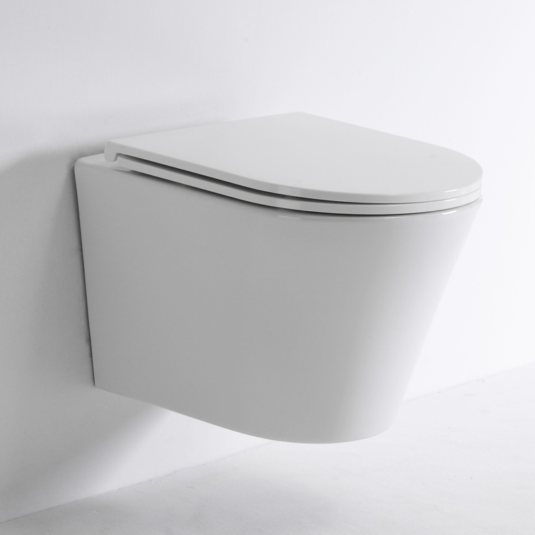 Modern Wall Hung Vortex Flushing Toilet Ceramic Bathroom WC BF2419
