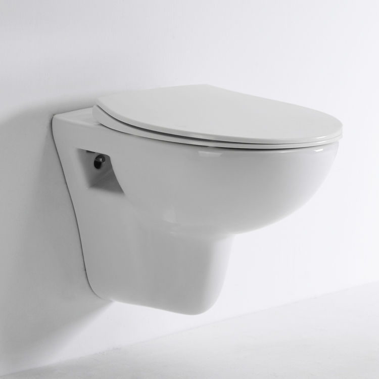 BF2420D Wall-Hung Ceramic Toilet with Soft-Close UF Seat