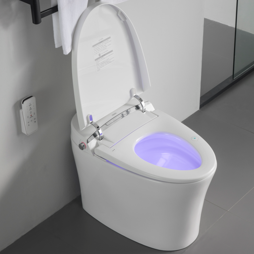 BF2961 Smart Toilet White Ceramic Siphon Jet Flush Remote Control Instant Heating Toilet