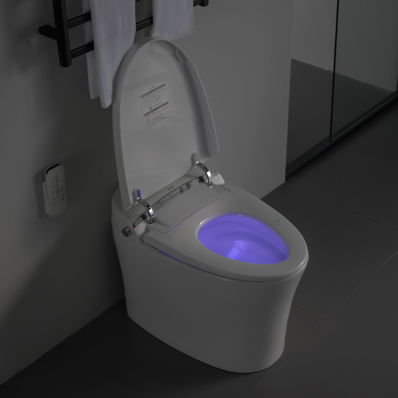 BF2961 Smart Toilet White Ceramic Siphon Jet Flush Remote Control Instant Heating Toilet