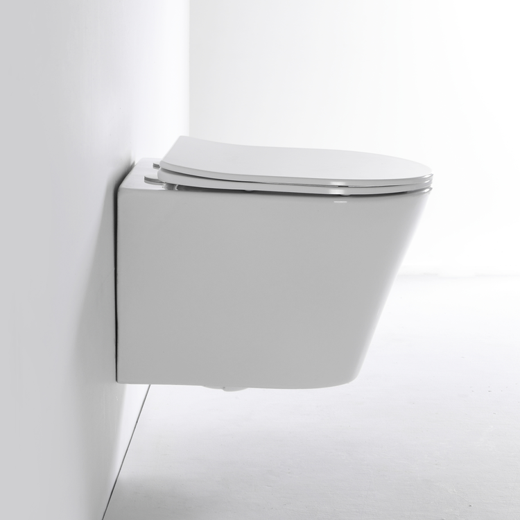 BF2419E New Vortex Wall-Hung Ceramic Toilet, Washdown, 3/4.5L, Nano Coating