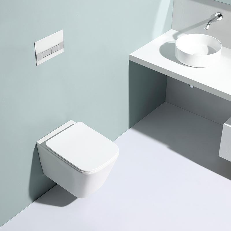 Sanita Suspensa Rimless com Tampa Soft Close – Modelo BF2470D, Descarga 3/6L, Cerâmica de Alta Qualidade