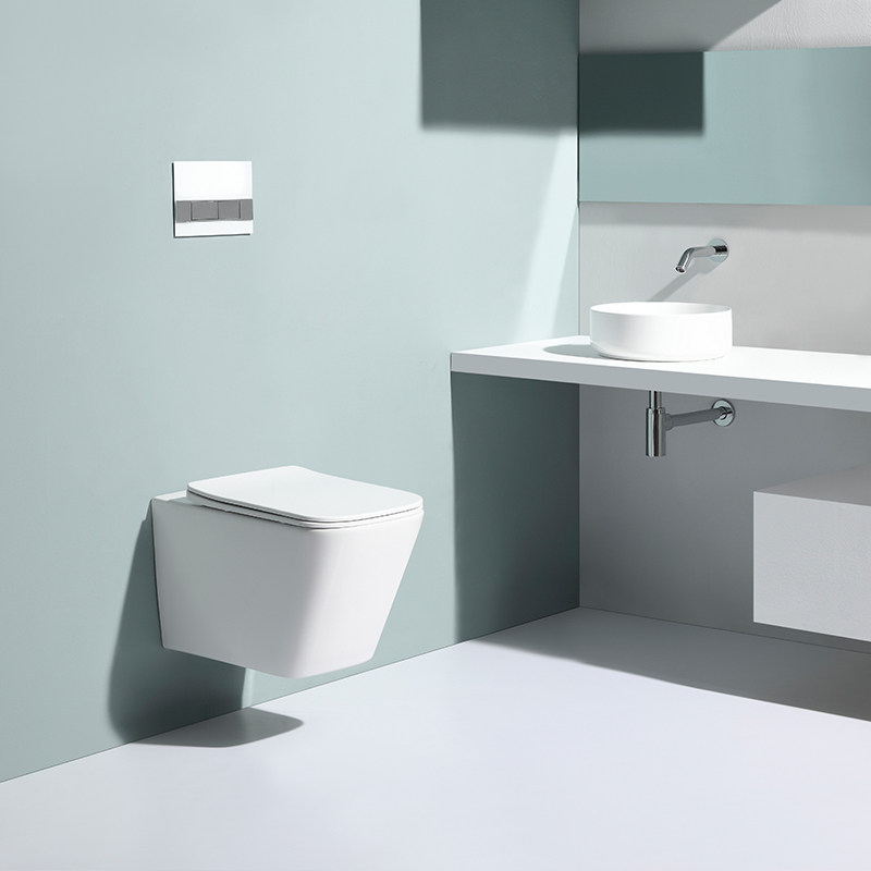 Sanita Suspensa Rimless com Tampa Soft Close – Modelo BF2470D, Descarga 3/6L, Cerâmica de Alta Qualidade