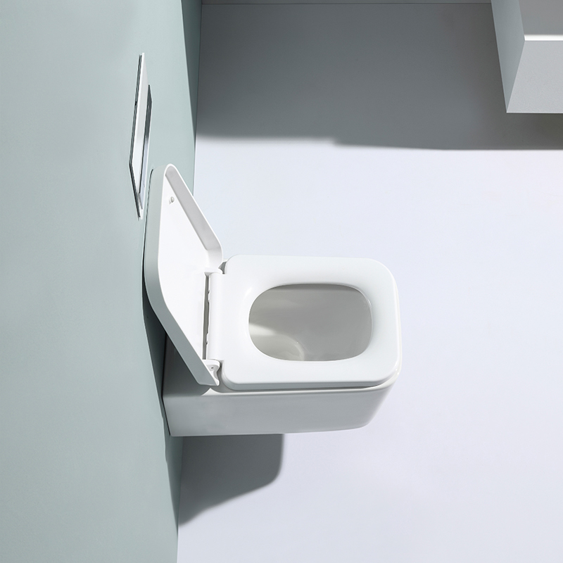 BF2467 Rimless Wall-Hung Toilet 535×355×350mm Washdown Ceramic WC