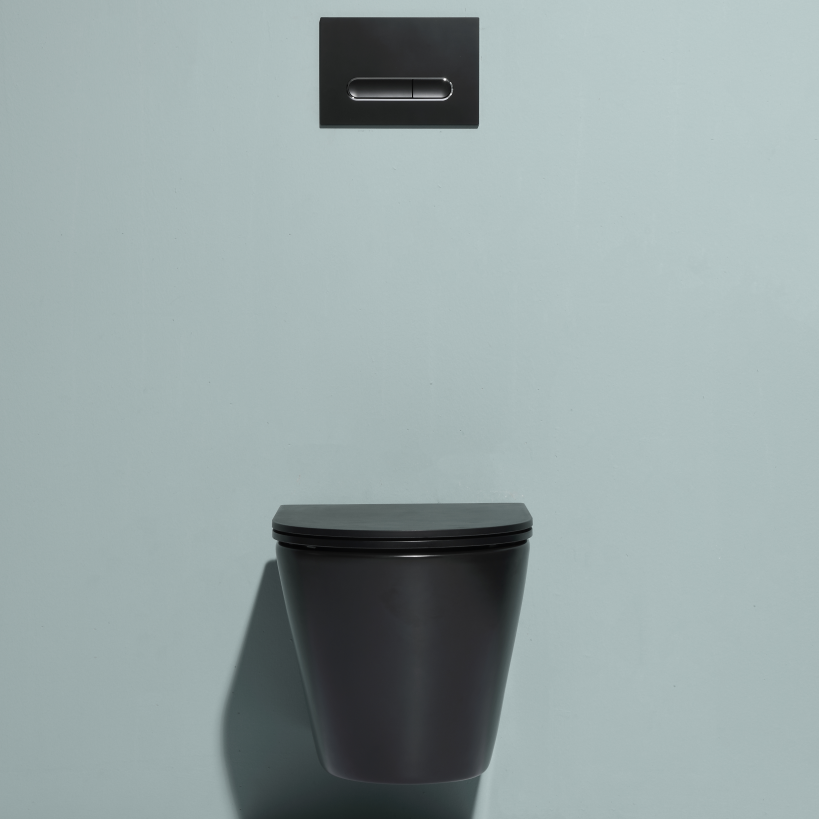 BF2390E-Matt Wall Hung Ceramic Toilet with New Vortex Washing 3–4.5L