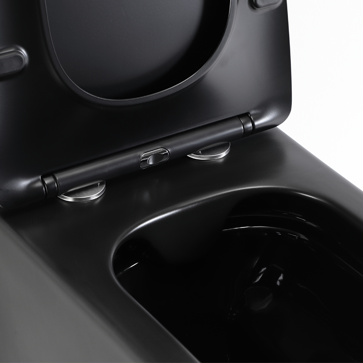 Wall Mounted Black Ceramic Toilet BF2467DB