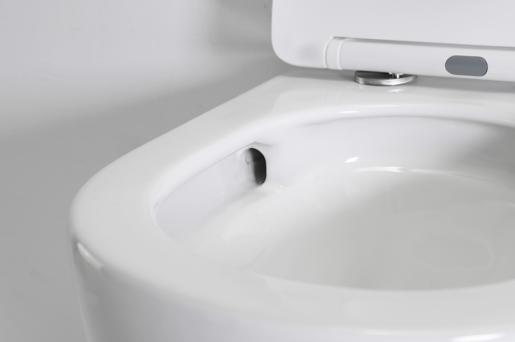 2416E Wall-Hung Toilet – Ultra-Quiet, Rimless, Compact Ceramic WC