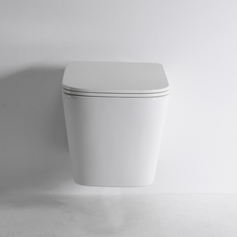 Wall-Hung Toilet BF2417D with Soft-Close Seat, 4.5L Washdown Flush, CE & ROHS Certified