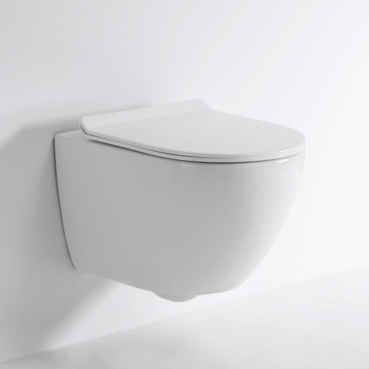 New Vortex Wall Hung Toilet BF2418A - Compact & Water-Efficient
