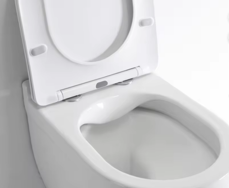 Modern Wall-Hung Ceramic Toilet Model 2442D – Sleek, Space-Saving & Quiet Flush Design