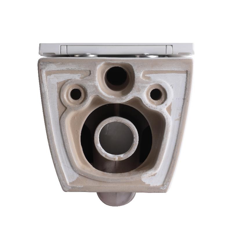 Durable Wall-Hung Ceramic Toilet 2478A | Minimalist Design | Silent Soft-Close Seat