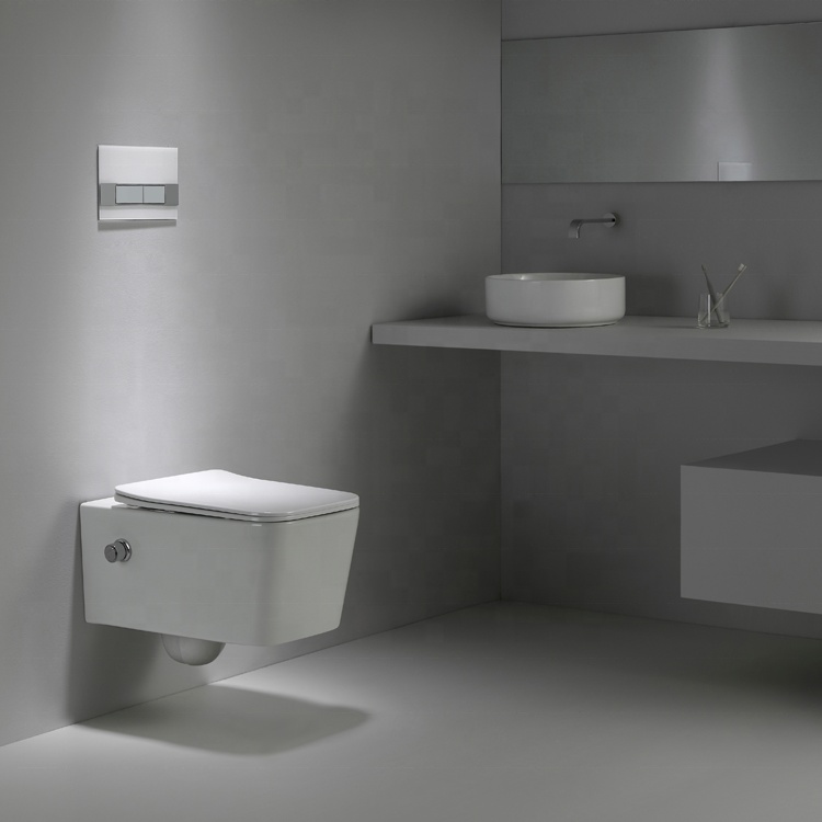 BF2467D-BD Vegghengt Toalett – Plassbesparende, Stillegående og Miljøvennlig Design