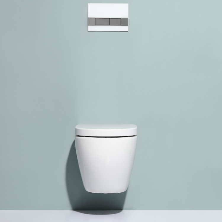 Rimless Wall Hung Toilet with Concealed Cistern BF2412 & BF3003GC Washdown Ceramic WC