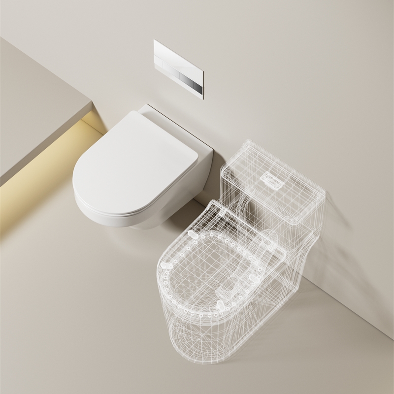 Modern Wall Hung Toilet with Vortex Flush BF2462E Ceramic Bathroom WC