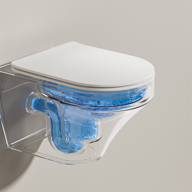 Modern Wall Hung Toilet with Vortex Flush BF2462E Ceramic Bathroom WC