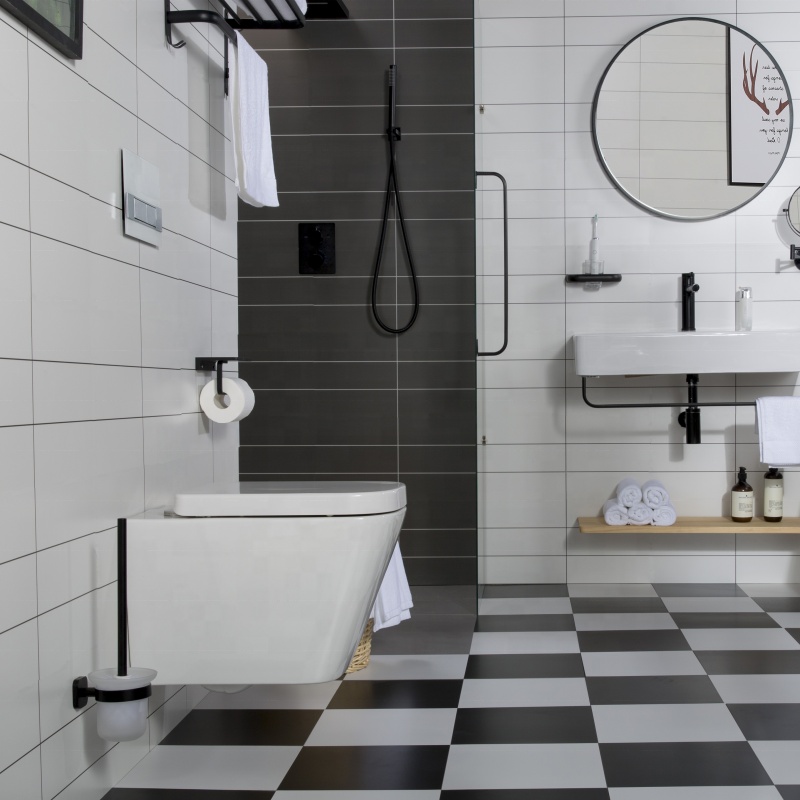 Minimalist Wall Hung Toilet | Modern Space-Saving Ceramic WC