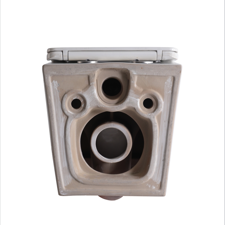 Modern Rimless Wall Hung Toilet UF Seat Silent Dual Flush L2417