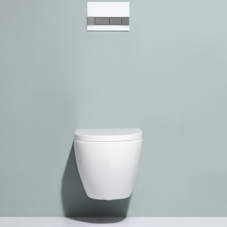 Modern Wall Hung Toilet Ceramic Rimless Silent Flush WC BF2379