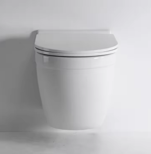 Nástěnná toaleta BF2417D – Tichý závěsný WC s bezokrajovým designem a úsporným splachováním