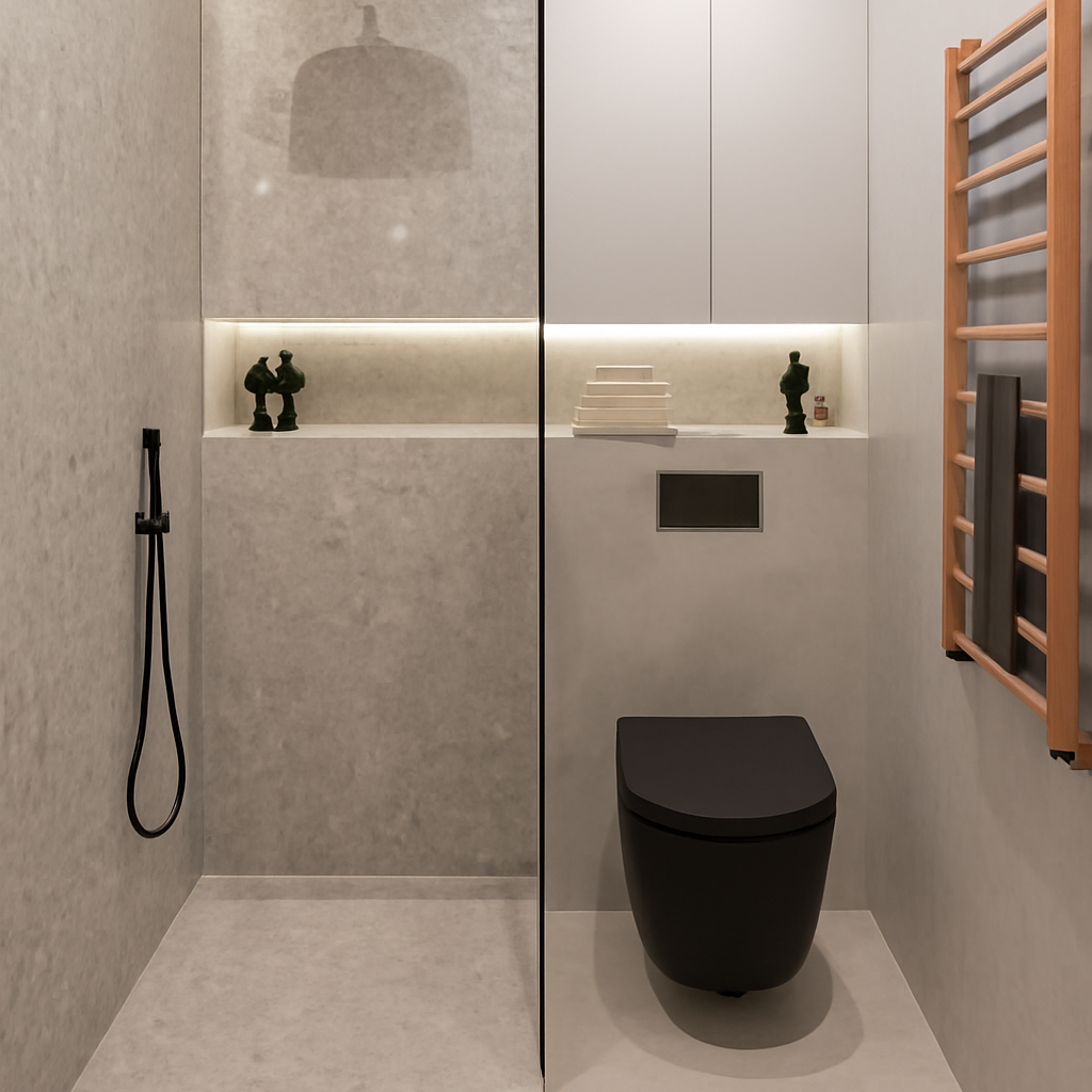 Anti-Stain Stable Ceramic Wall-Hung Toilet | Space-Saving Quiet Flush Design