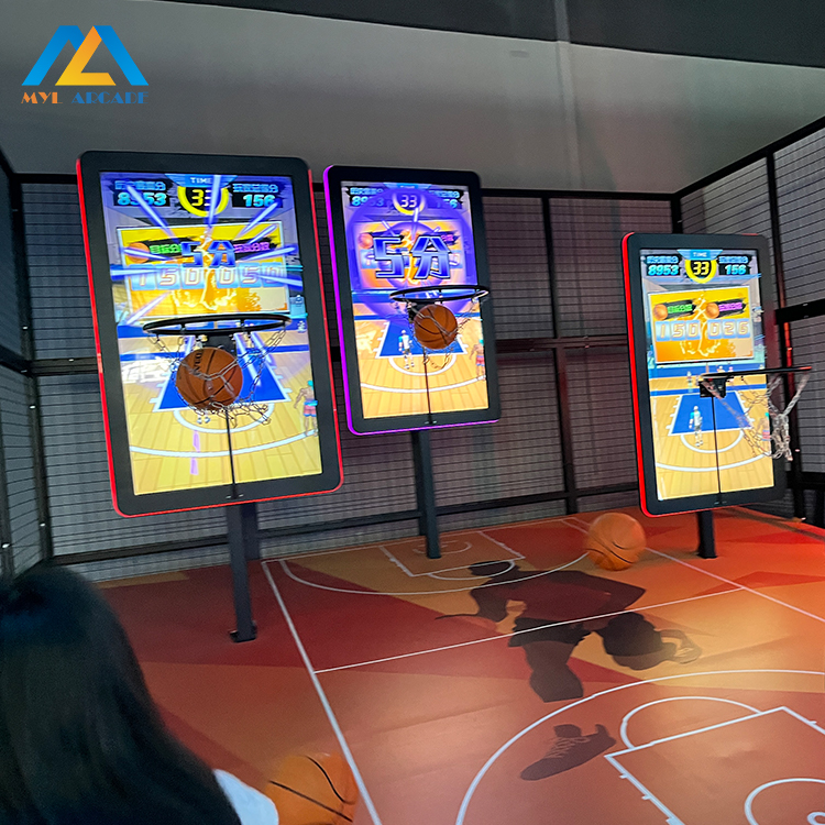 Interactive Basketball Game Machine Explained | How Arcade Basketball ...