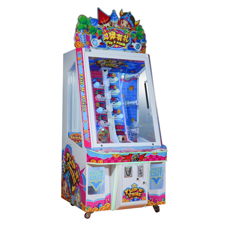 Flip Prize Gift Arcade Machine | Pull-Rod Bouncing Ball Game Machine