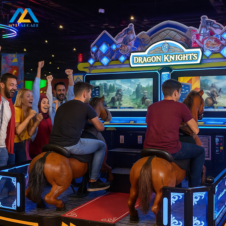 Horse Riding Arcade Dragons + Horse Racing Simulators | Medieval Jockey Racing & Dragon ...