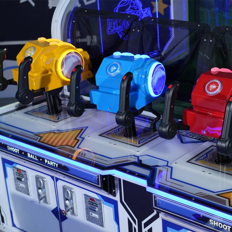 Shot Party Large Sci-fi Shooting Arcade Machine | 4-Player Interactive Game Center Equipment | MYL ARCADE 2024 New