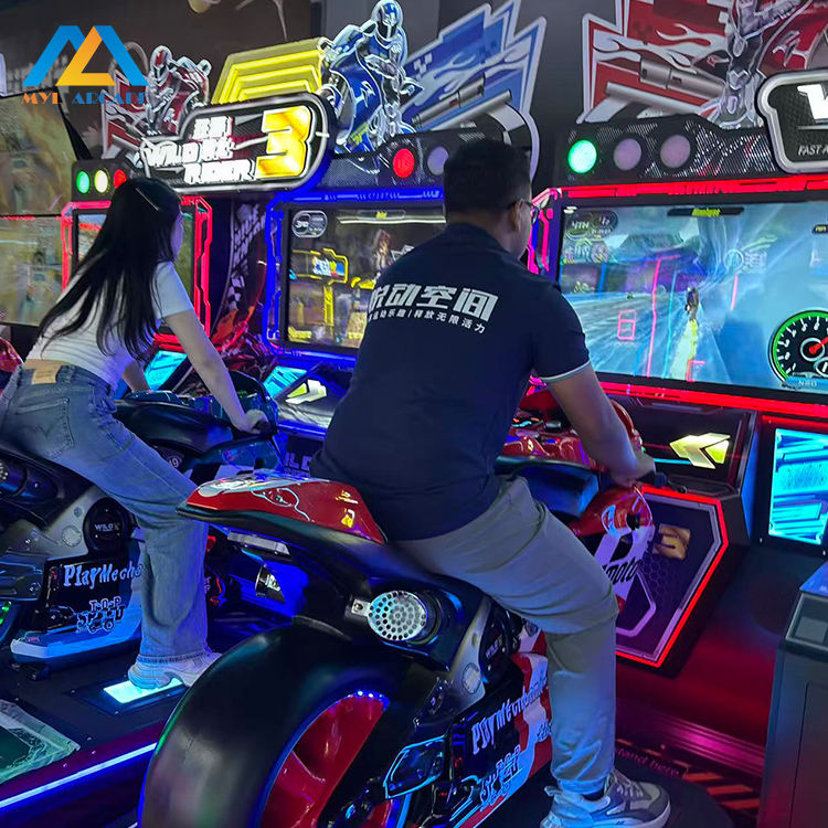 LED Interface & Electric Bike Simulation: Essential Arcade Game Machine ...