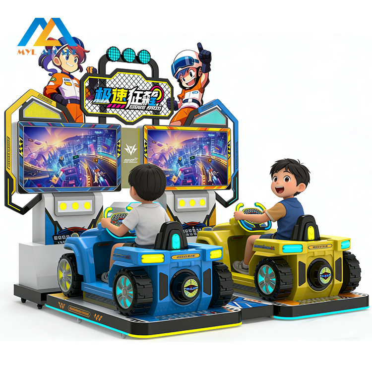Super Speed Racing Arcade Machine 2 Player Coin Operated Racing Simulator