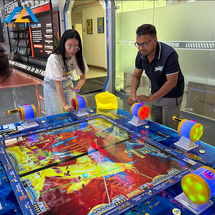 Joystick-Operated Fishing Arcade Game Machine for High-Traffic Arcades