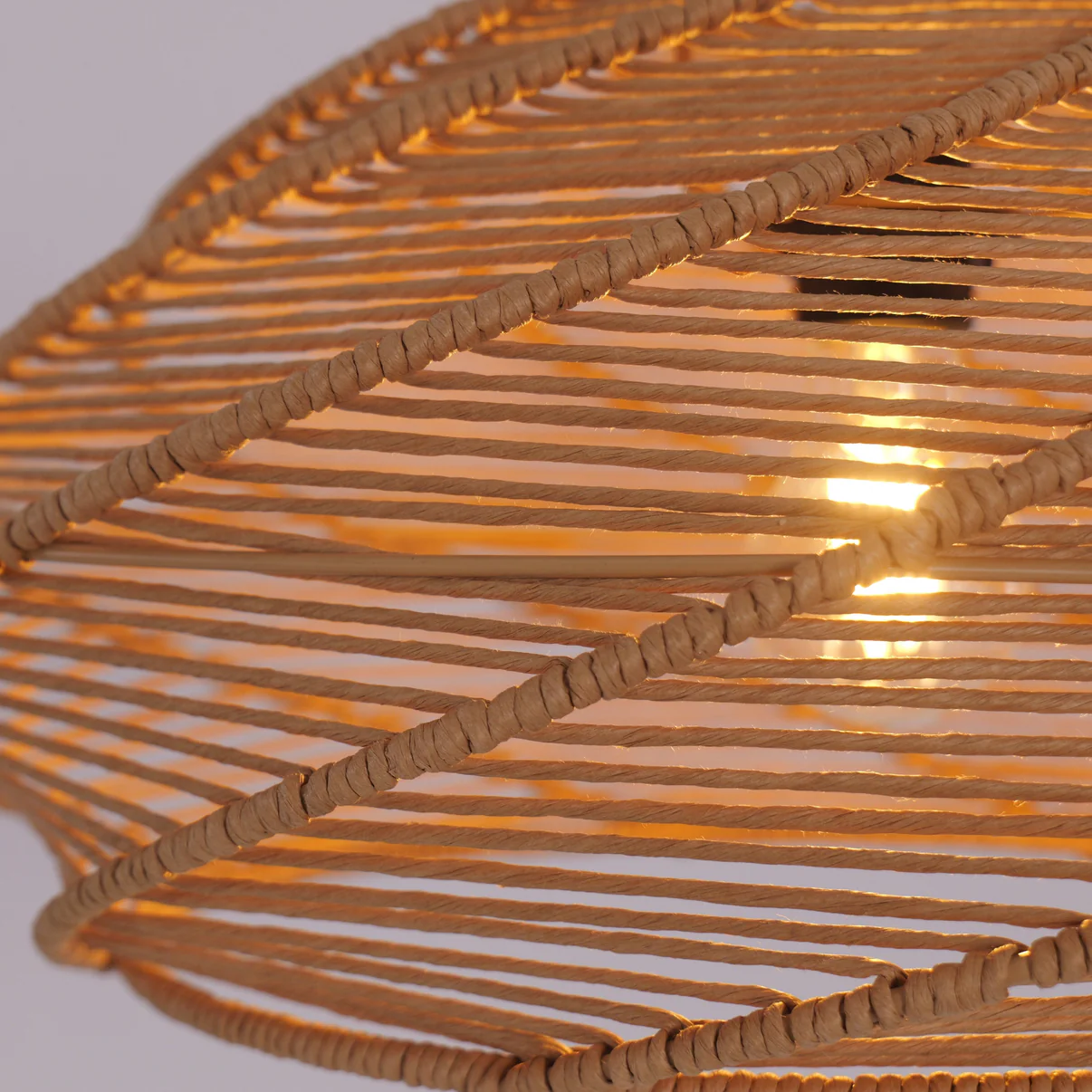 Modern Handwoven Rattan Pendant Light for Resort & Outdoor Dining Spaces