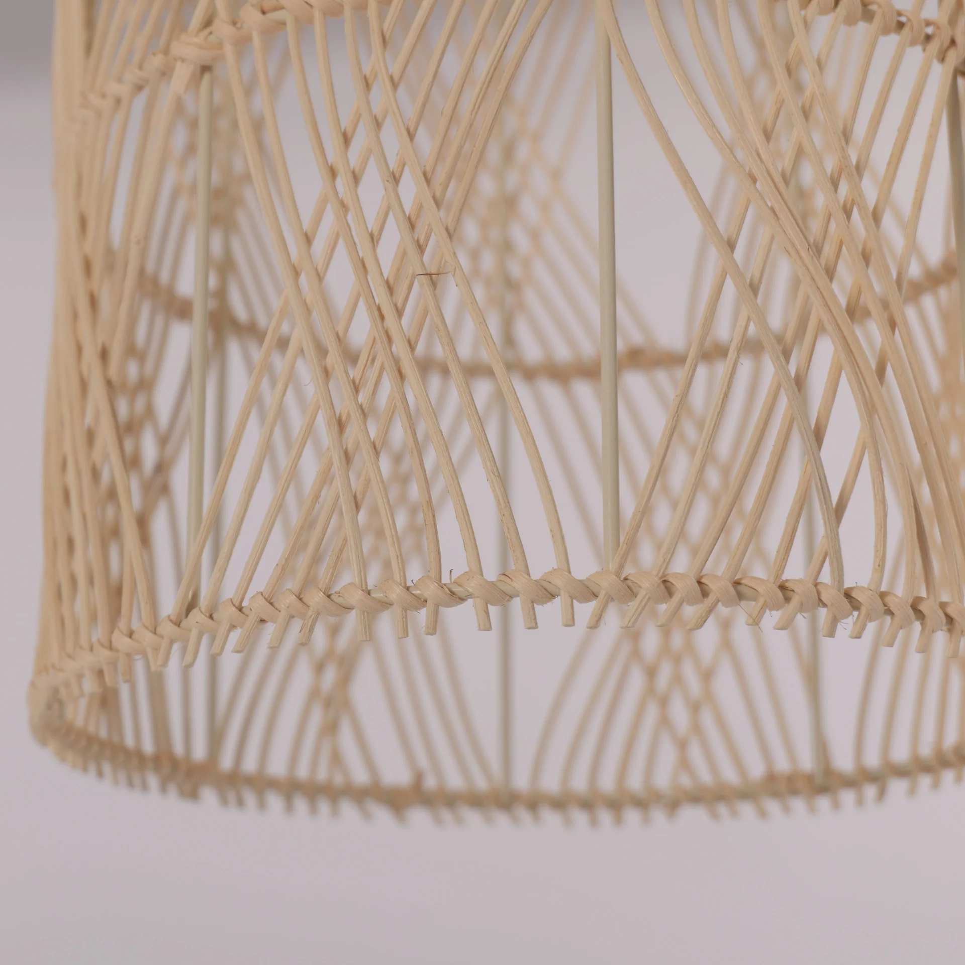 Handwoven Bamboo Pendant Light for Hospitality, Restaurant & Interior Design Projects