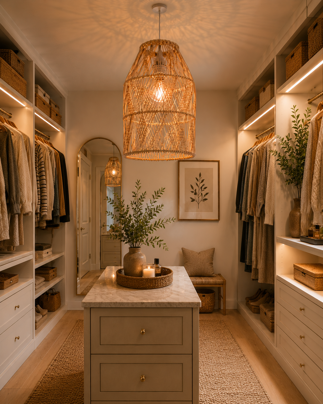 Handwoven Bamboo Pendant Light for Hospitality, Restaurant & Interior Design Projects