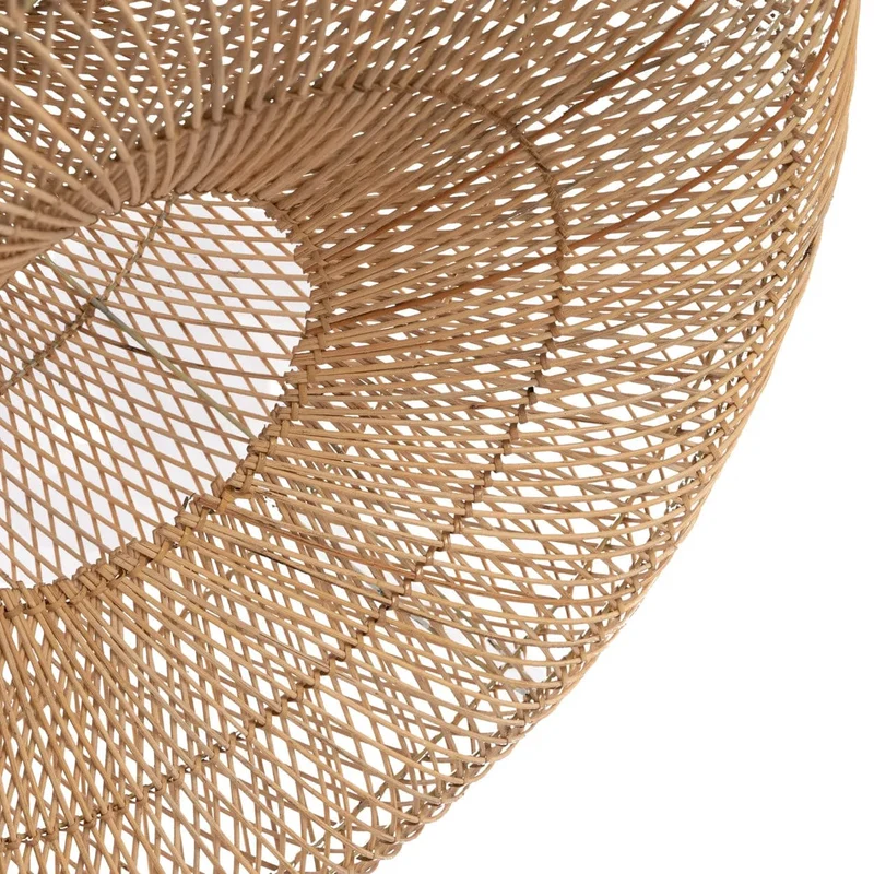 Handwoven Rattan Gourd Pendant Light for Hotel Resort Restaurant Projects