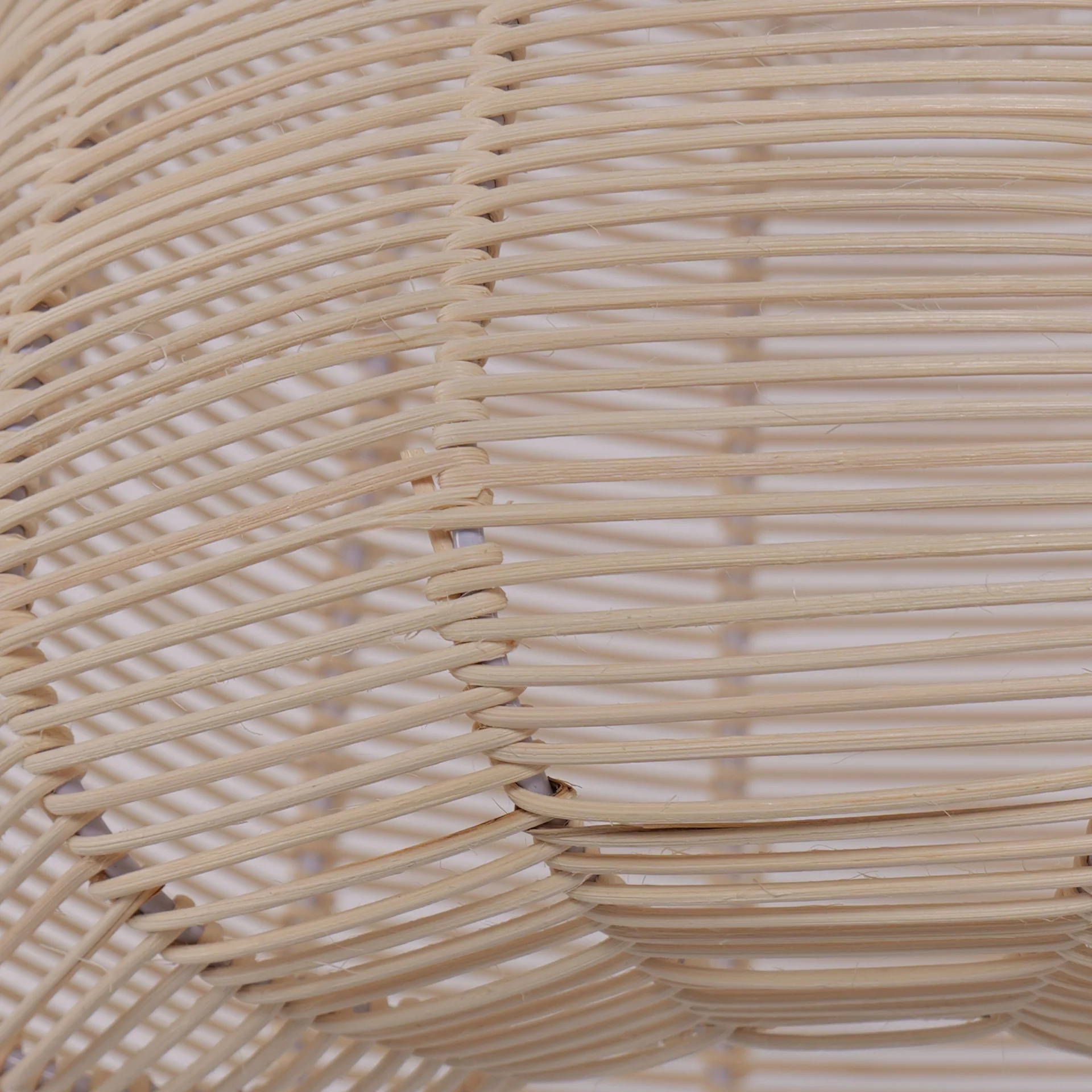 Modern White Rattan Pendant Light for Cafe Restaurant Hotel Projects