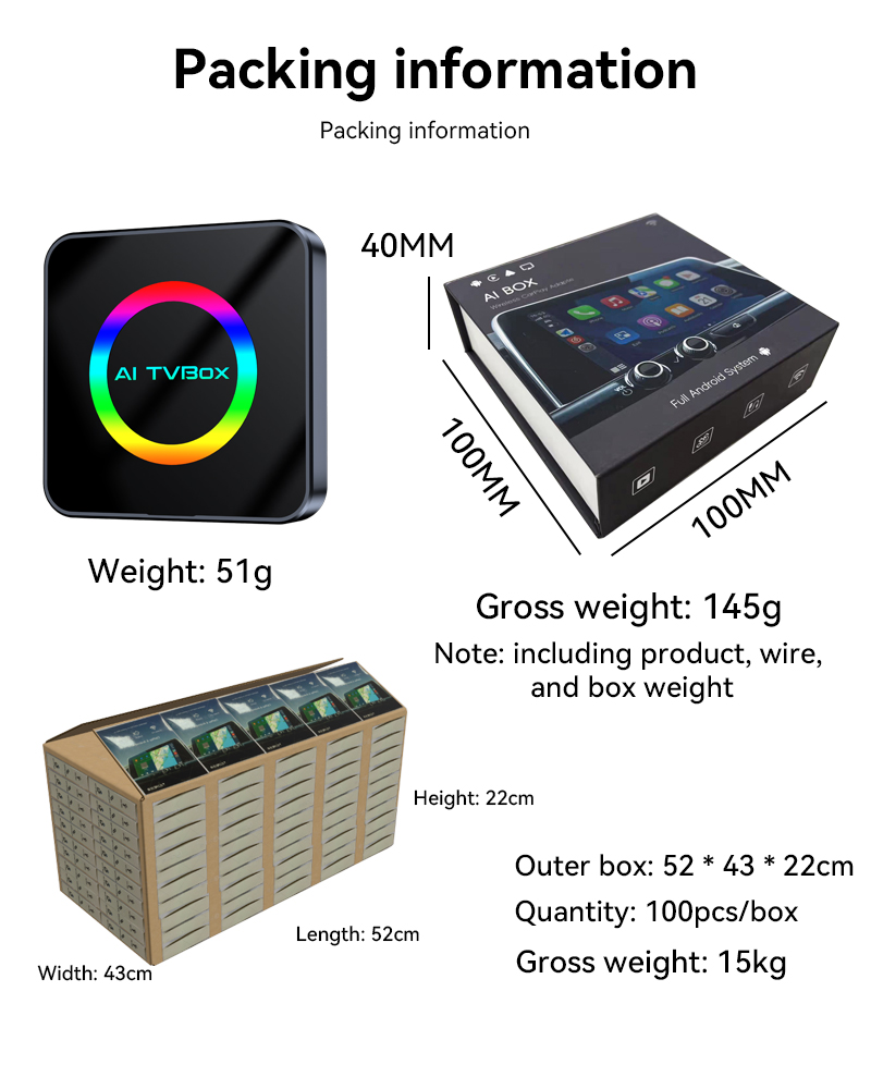2GB 16GB Android 13 Carplay Ai Box
