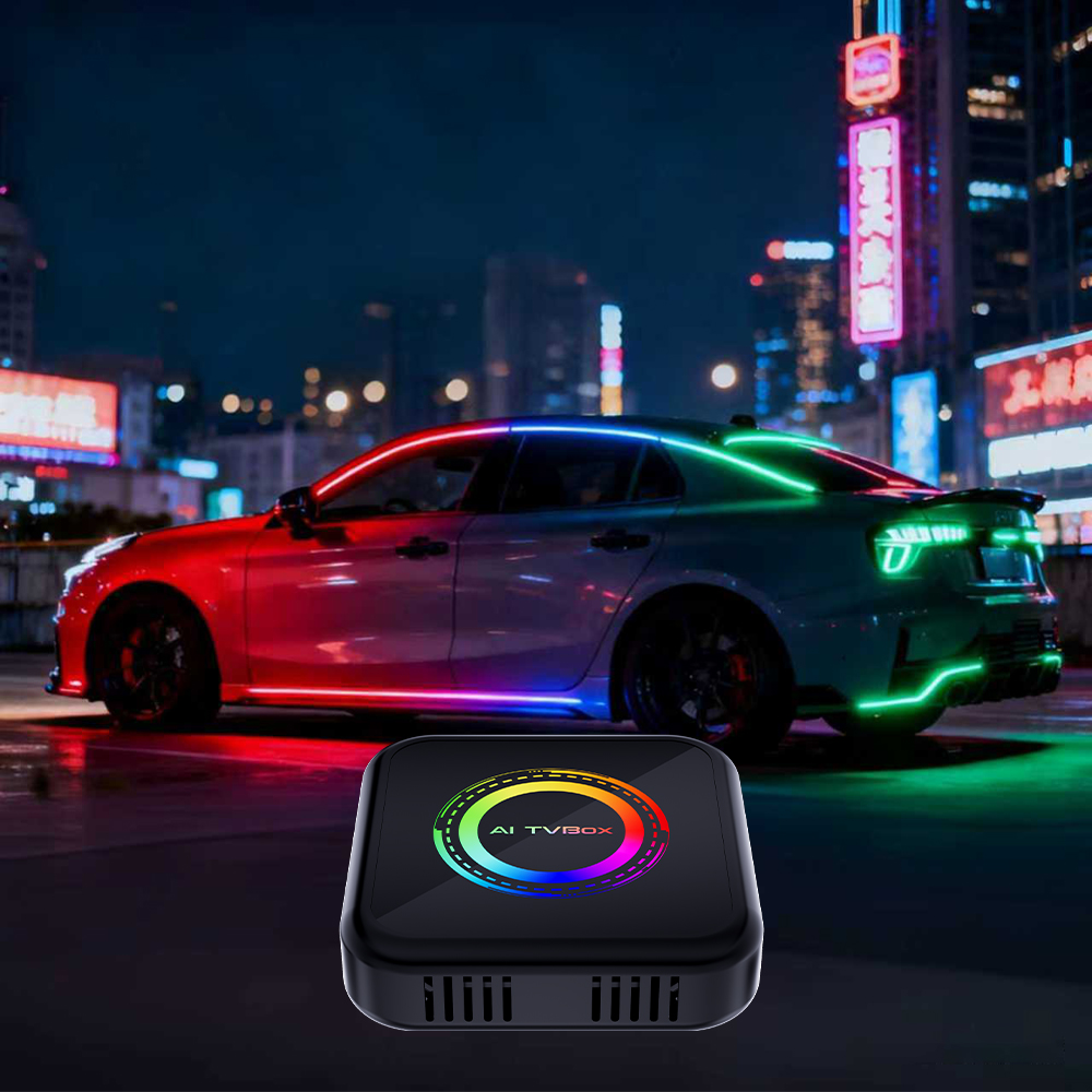 LED-Integrated CarPlay AI Box