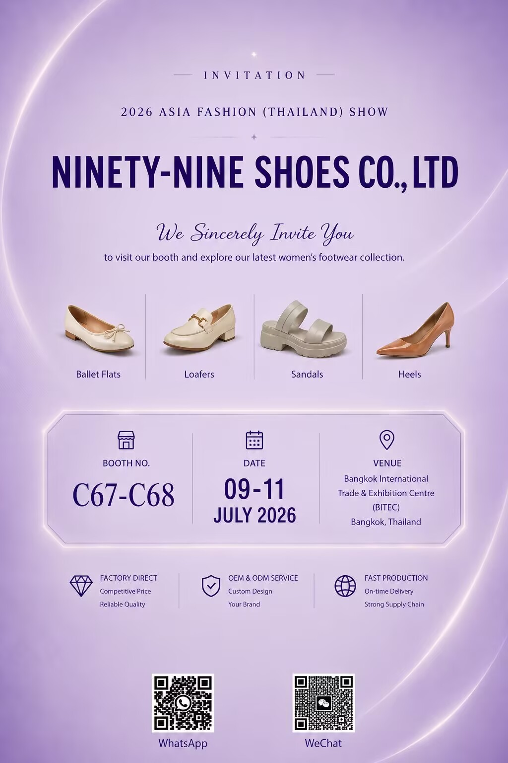 Ninety-Nine Shoes Invites You to the 2026 Asia Fashion Thailand Show