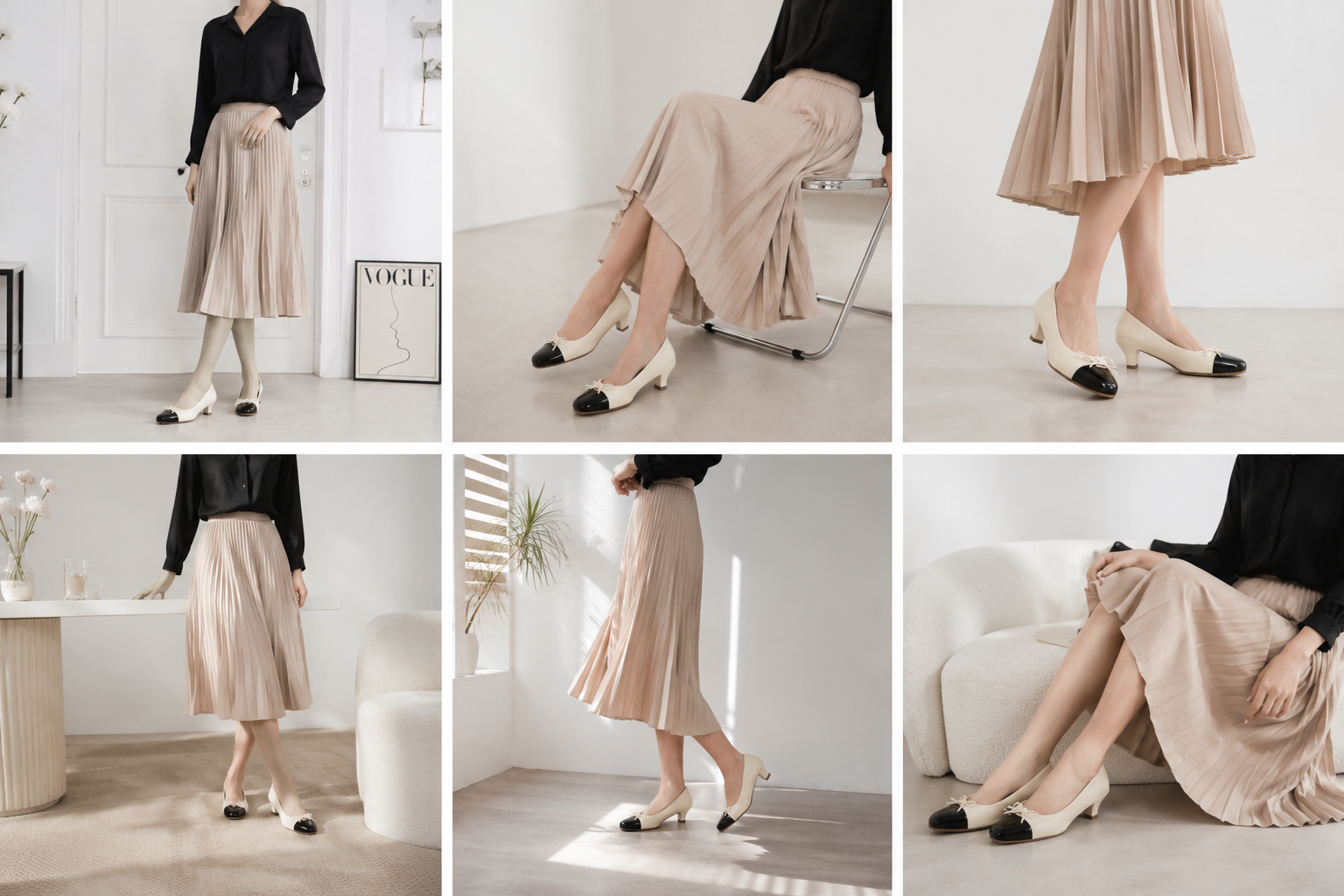 Guangzhou Comfortable Women PU Round Toe Low Heels with Bow Detail