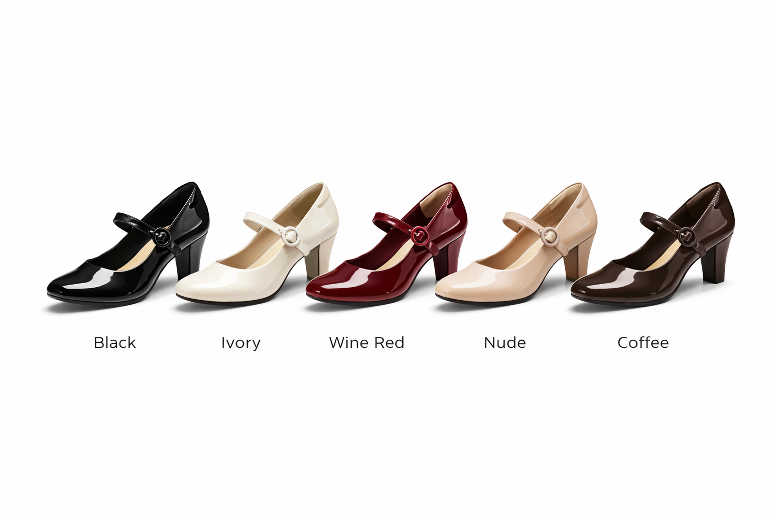 Jean-friendly Lightweight Almond-Toe Heels with Crossover Strap