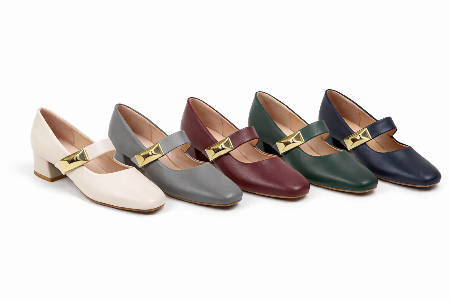 Stress-Free Crossover Strap Almond-Toe Heels – Lightweight & Stylish